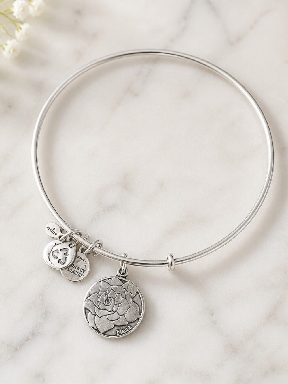 ALEX AND ANI Nana Charm Bracelet EUC